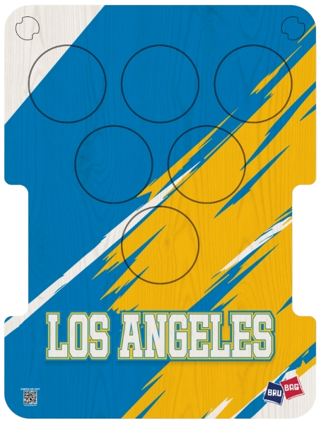 BruBag Los Angeles Light Blue 2-in-1 Set
